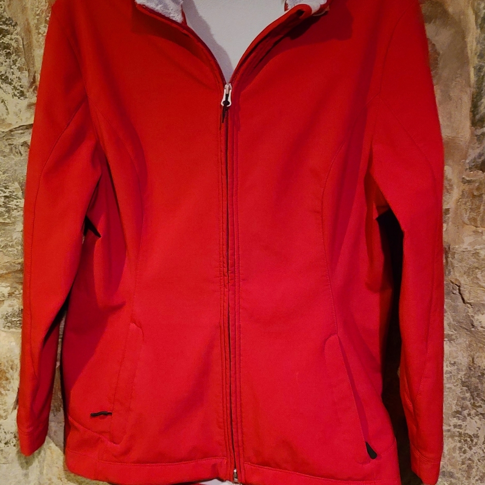 White Sierra Avalanche Jacket Outerwear Red Ladies Size M EC